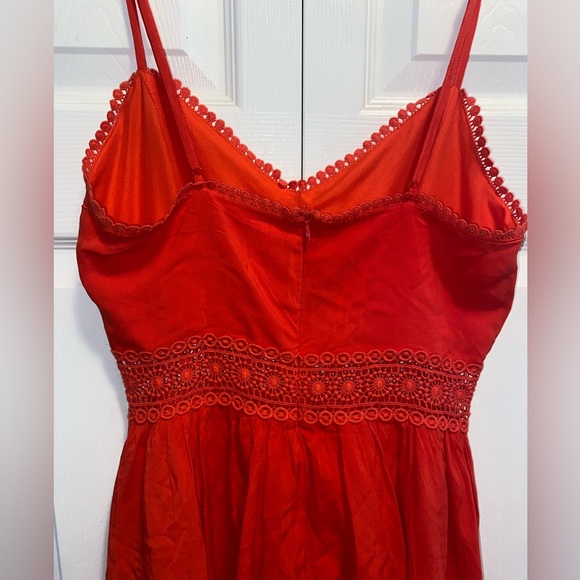 Red Mini Dress - Picture 4 of 4